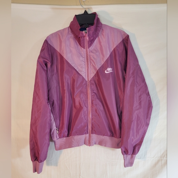 Nike Jackets & Blazers - Vintage 80's Women's Nike Medium Purple Nylon Track Jacket Windbreaker